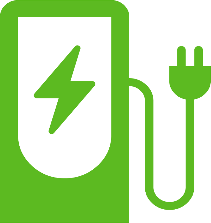 elektoroller strom aufladen icon