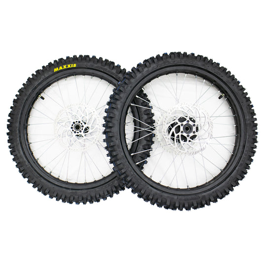SURRON complete wheels 19 inches, set with Maxxis Maxxcross IT cross tires for Light Bee