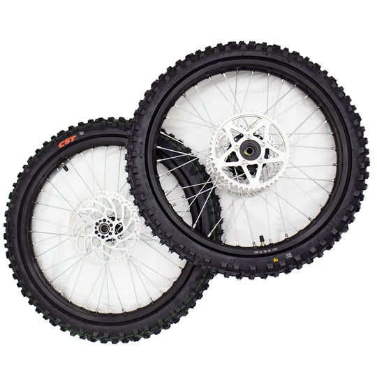 SURRON Original Complete Wheels 19 Inch, Set with CST Cross Tires for Light Bee