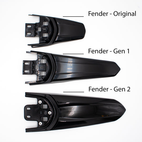 SURRON original mudguard / fender rear black for Light Bee