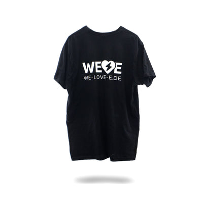 We Love E Unisex T-Shirt schwarz versch. Größen