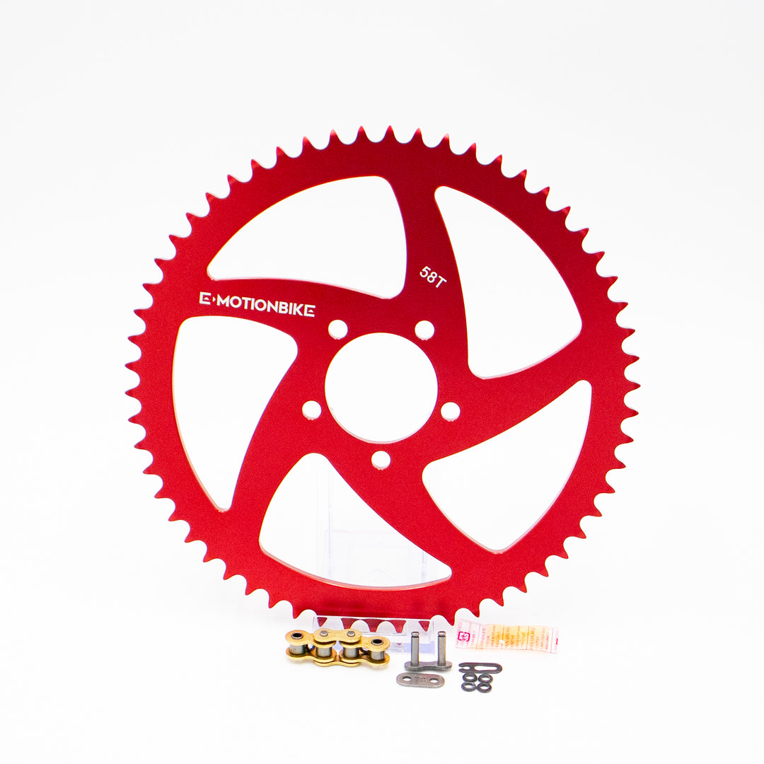 Jeu de plateaux 58er pour Light Bee &amp; E Ride Pro SS