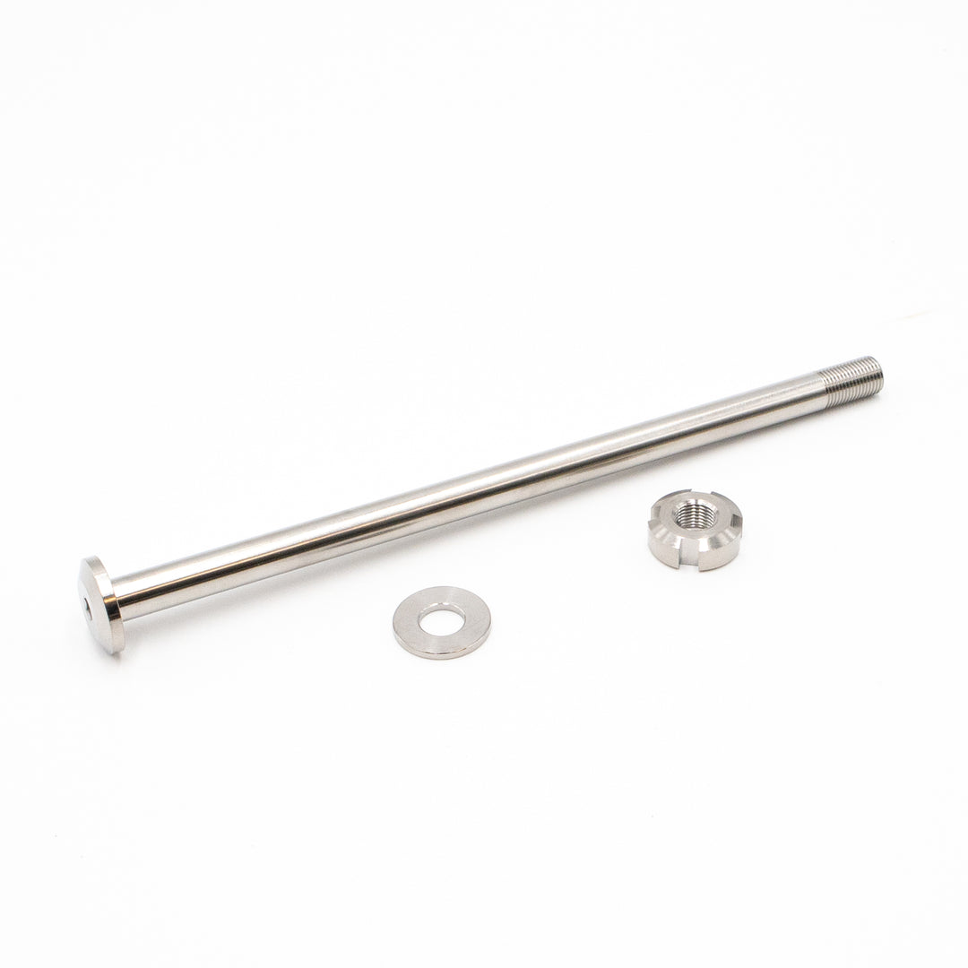 Titanium swingarm axle with axle nut for Light Bee &amp; E Ride Pro SS